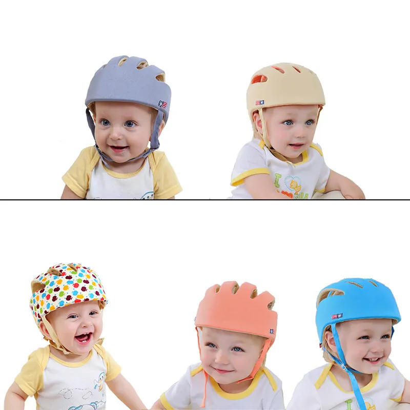 Casco protector de seguridad para bebé, gorro ajustable anticolisión para  niños de 1 a 3 años - AliExpress