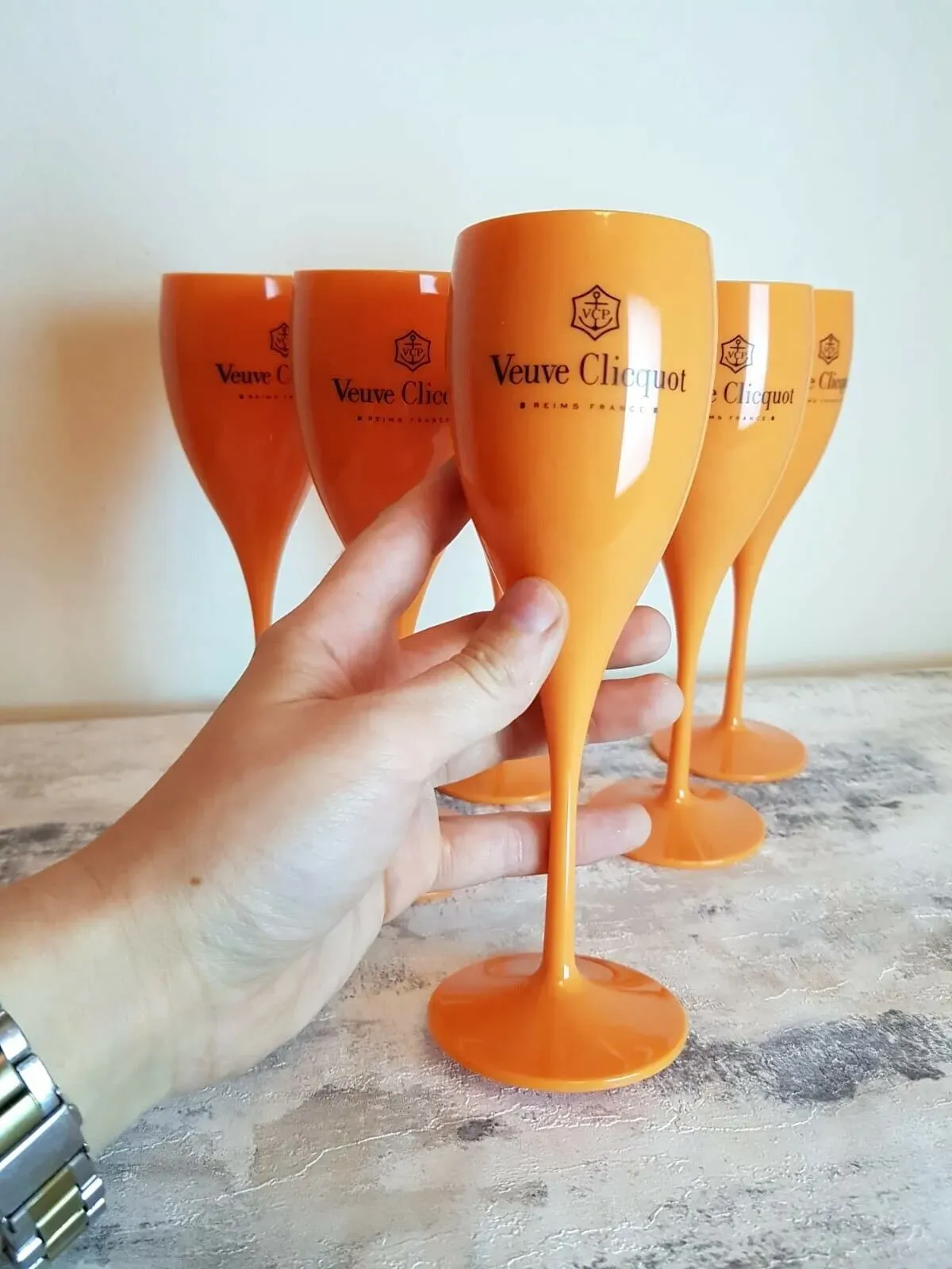 Veuve Clicquot フルートグラス 6個セット】