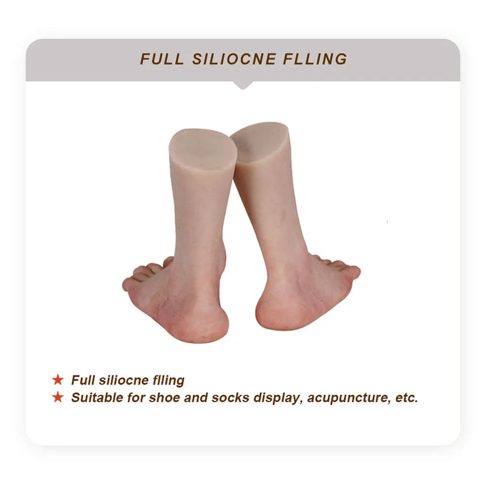Silicone Foot Silicone Female Feet 1 Pair Realistic - View #4