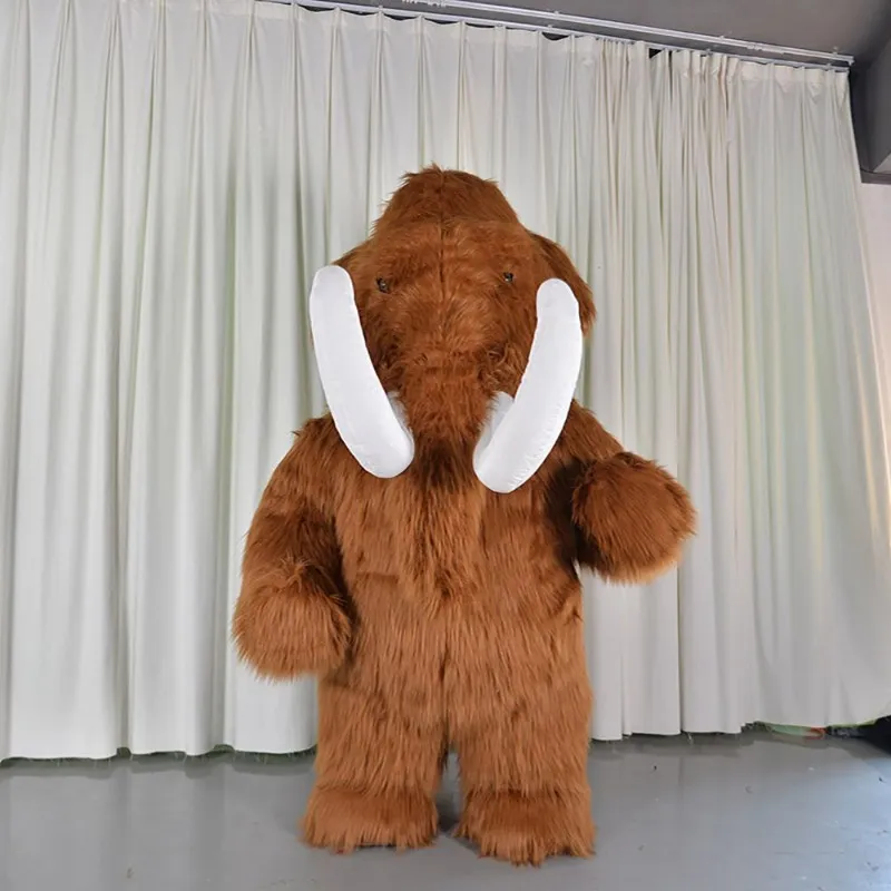 Mascot Costume gonflable Halloween Monster Furry Costume de performance commerciale Journée des enfants pour femmes hommes 1,5 m-1,8 m