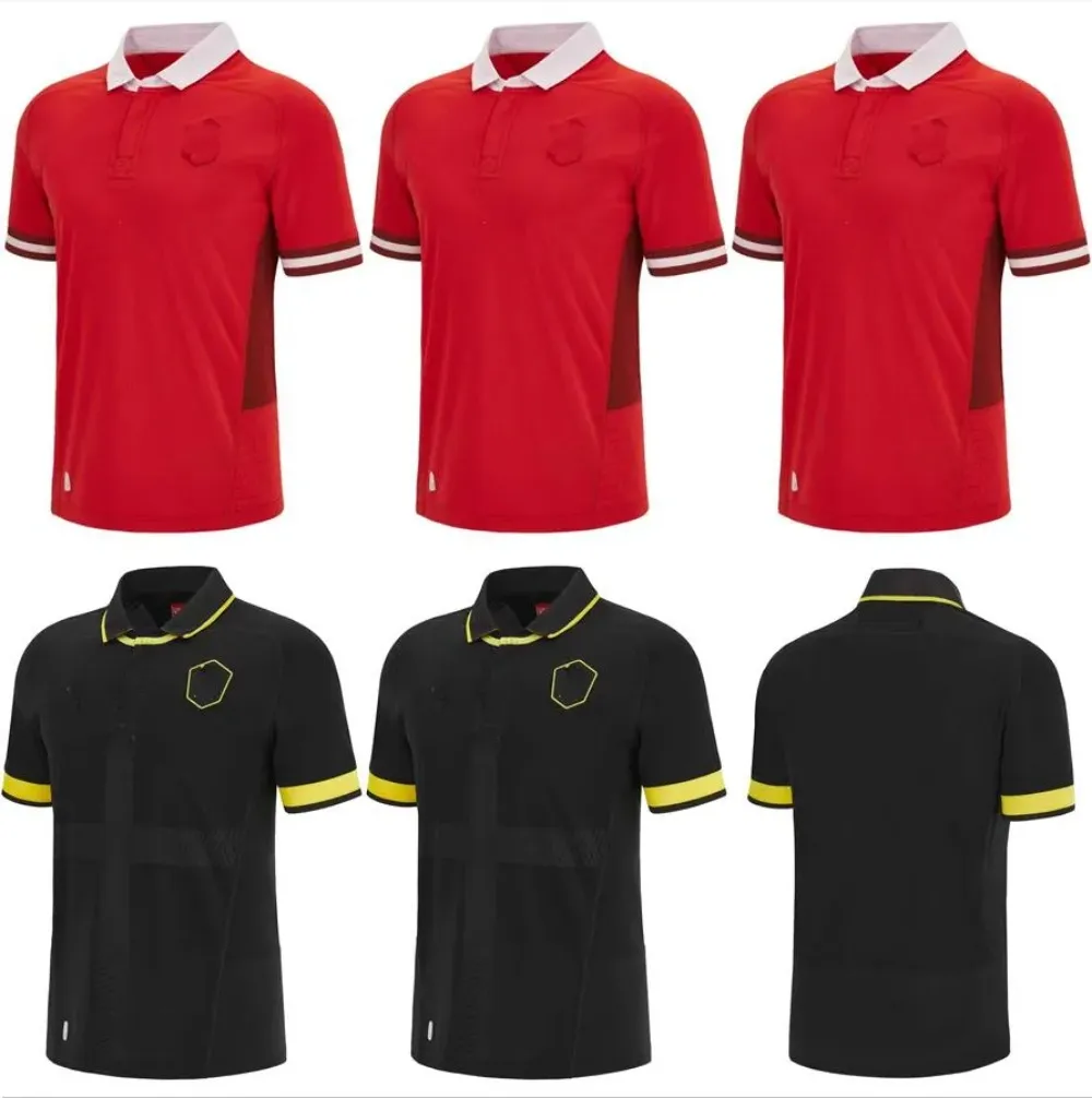 To2024 New Wales Jersey Nationaal team Jerseys Cymru Sever-versie Wereldbeker Polo T-shirt 22 23 Top Welsh Rugby Training Jesery Maat