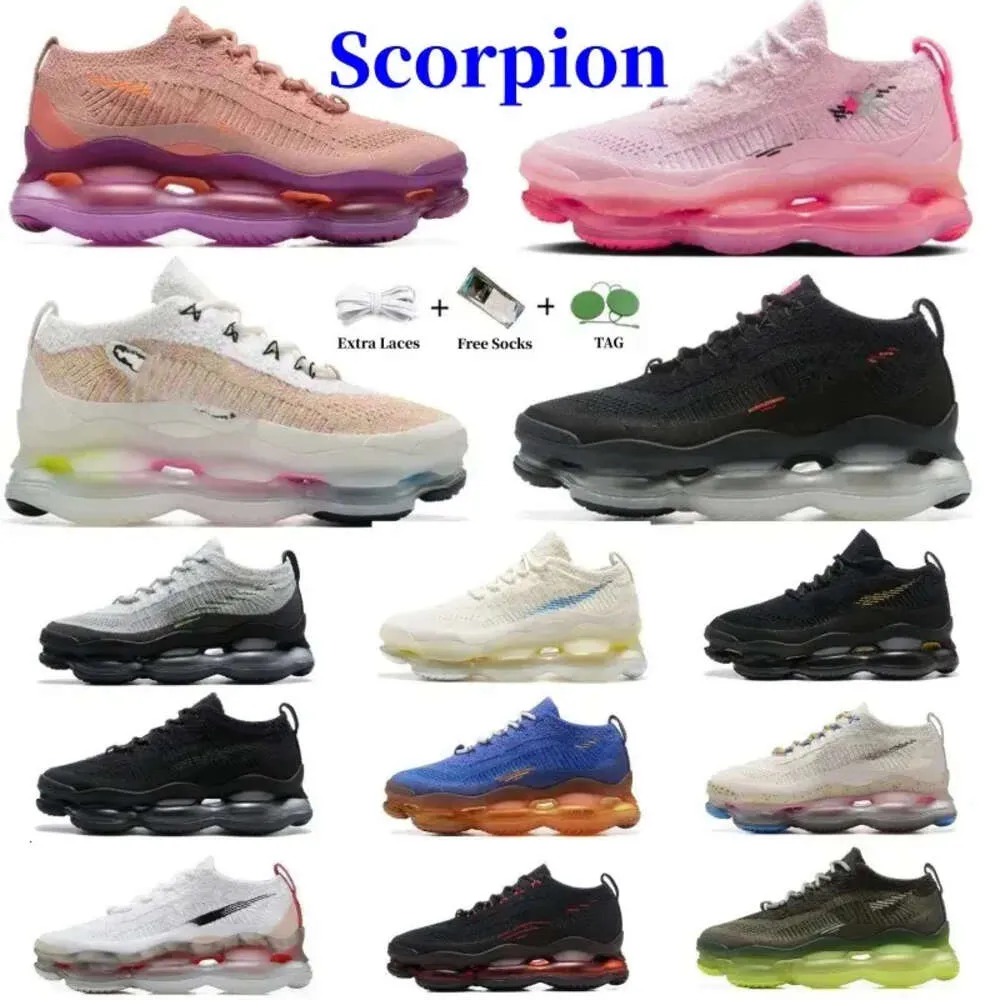 Scorpion Fk Scarpe da corsa Lemon Wash Triple Nero Sesame Wolf Grigio fucsia Scarpe da uomo Donna Maglia con cuscino Sneakers Scarpe da ginnastica Taglia 36-45