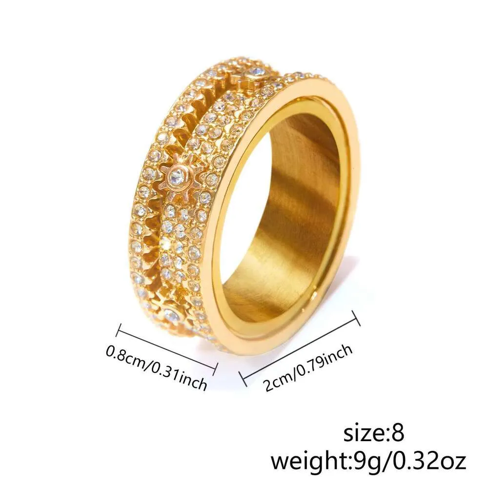 Anxiety Releasing Rotator Ring For Couples 8mm Classic Design_voghion.com