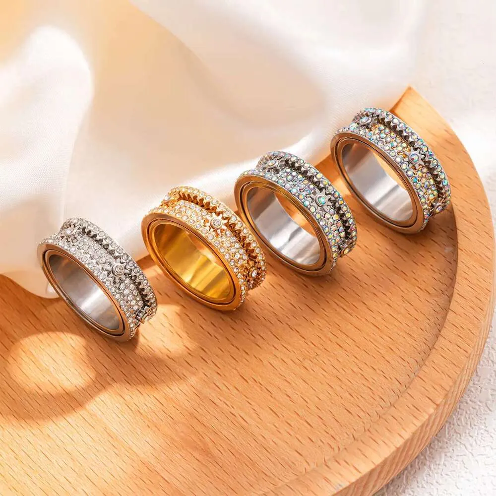 Anxiety Releasing Rotator Ring For Couples 8mm Classic Design_voghion.com