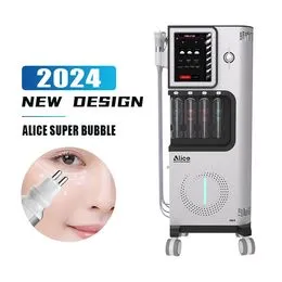 Comentarios faciales Rf Lifting Face Massager Skin Scrubber Ultrasónico Hydro Oxygen Machine Mujeres Hombres Uso de la piel