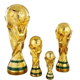 Réplique Coupe Du Monde De Football En Résine ABS - 10,6 Pouces (27 Cm) - Trophée Décoratif Bureau Ou Chambre - Modèle 2022 Argentine - 11
