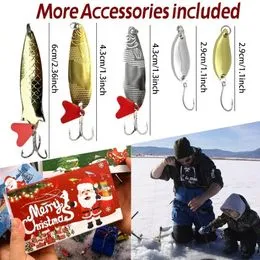 Calendrier De L'Avent Pêche 2025 - 24 Jours De Surprises Accessoires Pêche - Cadeau Pour Pêcheur, Papa, Mari - 8