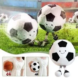 ⚽ Cojín De Fútbol De Peluche – Almohada Suave Y Decorativa Para Niños, Decoración De Habitación Y Regalo