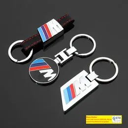 HIBEYO Étui de clé de Voiture Intelligent en Cuir pour BMW E60 E70 E81 E88 E90 320 X1 X5 X6 Z4 1er 3 5 Porte-clés 3 Boutons (Uniquement Keyless GO) - Marron