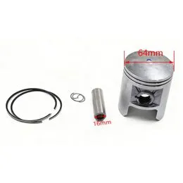 Kit Piston Cylindre 42 Mm Pour Taille-Bordures Echo CLS-4600 SRM-4600 RM-460 - Pièce De Rechange Jardin