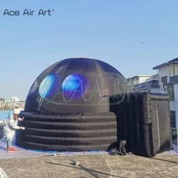 Grand astronaute gonflable couleur dessin animé à moitié corps pour publicité - Hello Inflatables