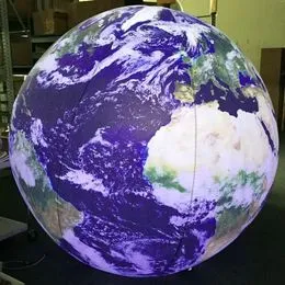 Globe Terrestre Gonflable Géant 50.8 Cm - Outil Pédagogique Portable Et Décoratif Pour Piscine, Fêtes Et Activités Extérieures