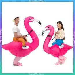 Déguisement de Flamant rose en Peluche pour fille Déguisement de Flamant rose en Peluche pour fille