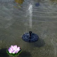 Nouvelle fontaine solaire, 1.5w Bird Bath Fountain Garden Decoration,  Garden Decoration Solar Fountain, pour Outdoor Mini Pond Z