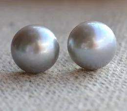 Pendientes de Perlas Cultivadas Gota 7,5-8mm Plata de Ley y Circonitas