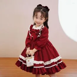 Vestidos color vino para niñas deals