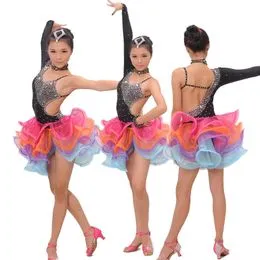 Vestidos de baile de salón con borlas para mujer, trajes de Samba para  carnaval, baile latino