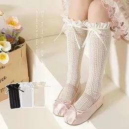 Chaussettes mi-mollet en dentelle Amnesia Cat pour femmes - Lot de 4 paires