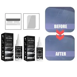 Einparts Auto Voorruit Glas Ster of Barst Reparatie Kit met Vloeistof