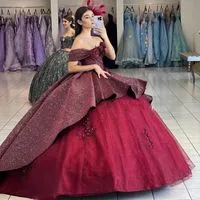 Vestidos de xv hotsell vino con plata
