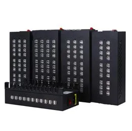Estación de carga de escritorio de 60W/12A de 8 puertos Múltiples USB, Hub  de cargador de pared rápido de viaje de múltiples puertos con LCD para