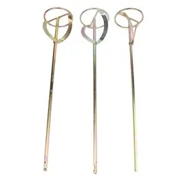 Pagaie De Mélange Acier 100x480mm - Embout Hexagonal - Pour Peinture, Mortier, Plâtre