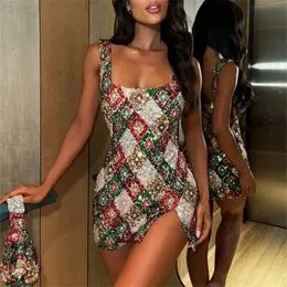 Mode vrouwen sexy pailletten glitter v nek mini vaste kleur body jurk dames lange mouw feest club jurk kleding-Pink,XXL