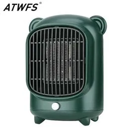 Calefactor de aire eléctrico para el hogar, termostato ajustable,  calefacción de cerámica, calentador de invierno, Control