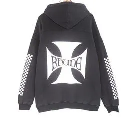 Sudadera para personalizar negra con capucha