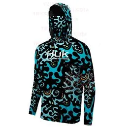 HUK Icon Crew T-shirt de pêche à manches longues pour homme