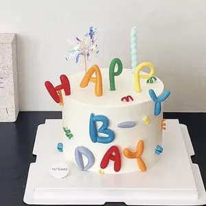 16 Décorations De Gâteau « Happy Birthday » En Acrylique Noir Et Or – Topper Réutilisable Pour Anniversaire Femme, Homme, Enfant