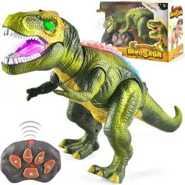 Bprtcra Robot de brumisation - Jouet de dinosaure électronique - Jouet de marche mécanique - Jouet avec lumières clignotantes et sons - Pour enfants garçons et filles - Type B