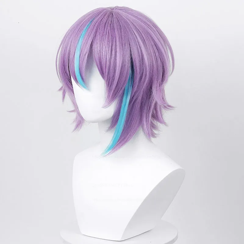 Cosplay Perücke Schwarzer Gewellter Bob – Synthetische Fasern, Hitzebeständig Bis 181°C, Verstellbares Haarnetz, Für Anime & Halloween