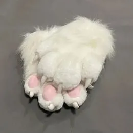 Nieuwe Dames Handschoenen Schattige Kattenklauw Berenpoot Pluche Wanten Voor Meisjes Lieflijke Warme Pluizige Korte Vingerloze Handschoenen Cosplay Feest Cadeau kopen vanaf een prijs van 2.68