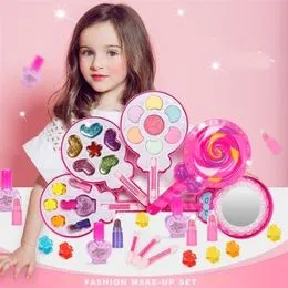 Kit de maquillage pour enfant pour fille Maquillage Jouet Set pour Dress Up  Pretend Vanity Set