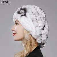 Nouveau femmes hiver chapeau garder au chaud maman casquette ajouter  fourrure doublé chaud ensemble chapeau pour femme décontracté lapin  fourrure seau