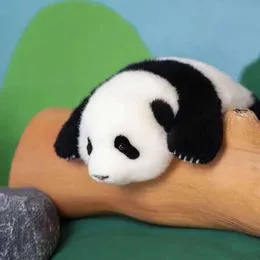 Tbest Tap Light Veilleuse en forme de panda avec 7 couleurs changeantes lampe en silicone de