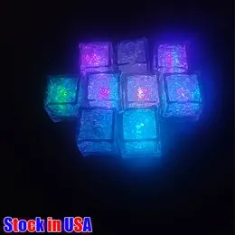 Lot De 24 Glaçons LED Clignotants - Glaçons Lumineux Réutilisables Pour Fêtes, Mariages, Bars | Multicolores, Automatique à L’eau