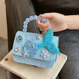 Sac à Main Enfant Papillon à Paillettes - Sac Bandoulière Adorable Pour Petites Filles, Dimensions 16,5 X 4 X 14,5 Cm, En PU Jaune