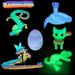 2 Pièces Œuf De Serpent Imprimé 3D - Jouet Articulé 30 Cm, Matière PLA - Décoration Bureau, Stress, Collection