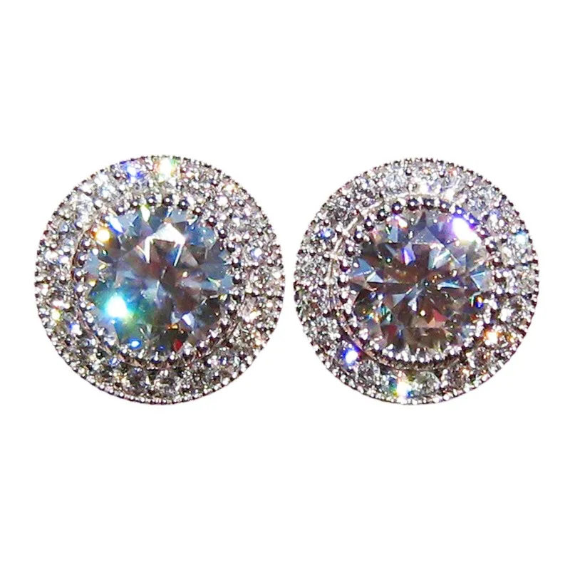 Pendientes De Tachuelas De Circonio Cúbico PANDORA De Moda