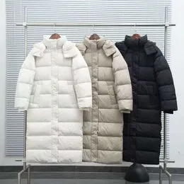 Goose Down Parka Dames, Pluche Winterjas: Dames Lange Parka Jas