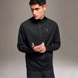 Sweat Homme L.L.Bean Vintage - 1/4 Zip Turquoise - Taille L (Pull Molletonné)