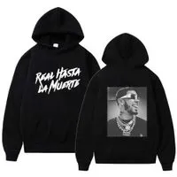 Anuel AA Real Hasta La Muerte Mujeres Camo Top Sudadera Con Capucha Ropa  Merch