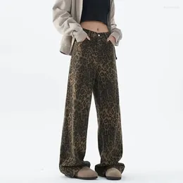 Jambières Femme Imprimé Léopard – Bretelles Réglables, Dentelle à Volants – Sans Pieds – Taille 35-40 – Polyester
