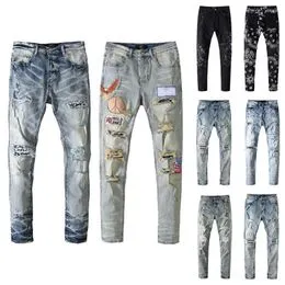 Los Pantalones Vaqueros Pintados A Mano Online DHgate
