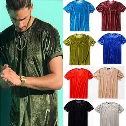 Camisa T Elegante Para Hombre Camisetas De Algodón Moda De Verano Cuello V  Lujo