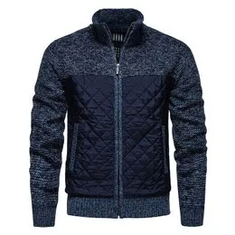 Générique Pulls Homme - Cardigan De Couleur Unie Pour Hommes, Veste Pull Avec Poche À Et Boutons Polaire Zippé Sweat Capuche Homme