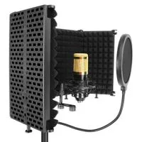 Parabrisas de espuma de micrófono para Fifine Podcast, cubierta de viento  con filtro pop compatible con micrófono de grabación de condensador USB