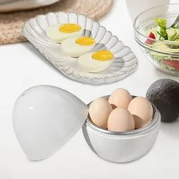 Gadget De Cuisson D'oeufs En Silicone, Cuit 4/6 Oeufs À La Fois, Support D Gadget De Cuisson D'oeufs En Silicone, Cuit 4/6 Oeufs À La Fois, Support D